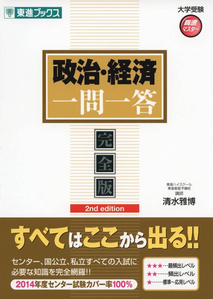 政治 経済 一問一答の効果的な使い方 難関私大専門塾 マナビズム