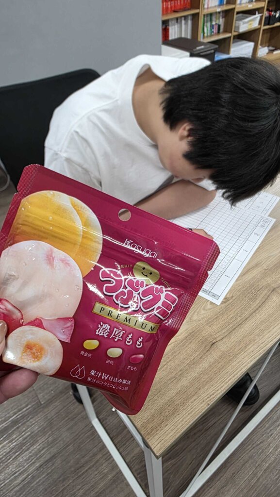 抜き打ちテストの様子です！！