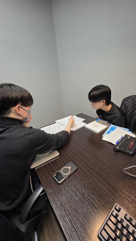 林SV面談の様子です！