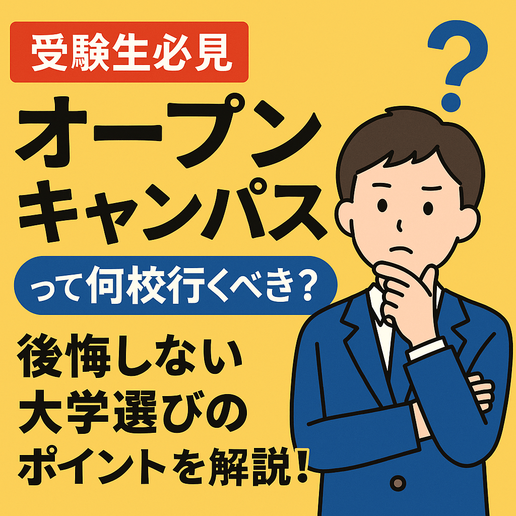 【受験生必見】オープンキャンパスはどんなもの？