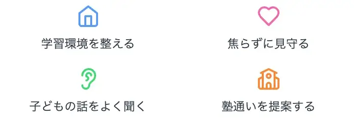 高3から成績が下がったときに親からできるサポートは？