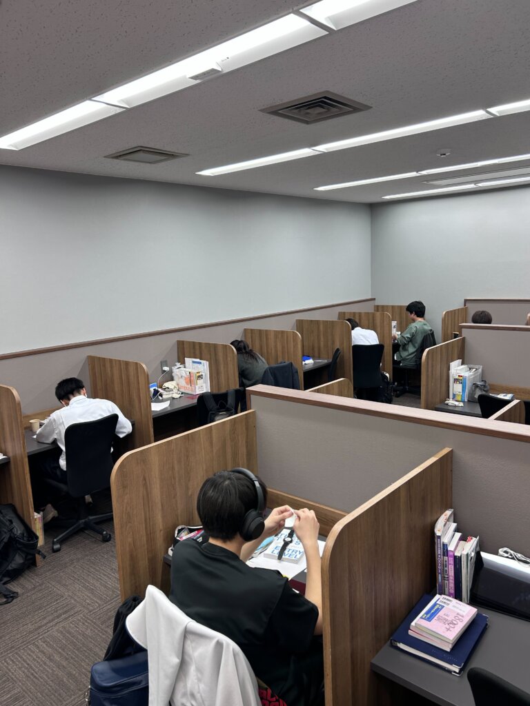自習室の様子です。