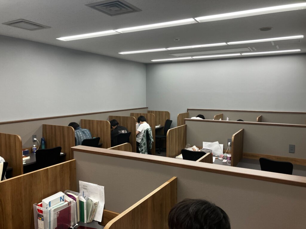 三宮校の自習室の様子です！