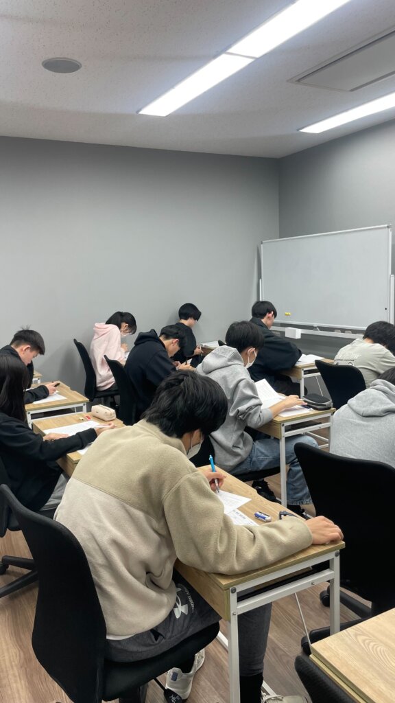 第1回塾内模試！