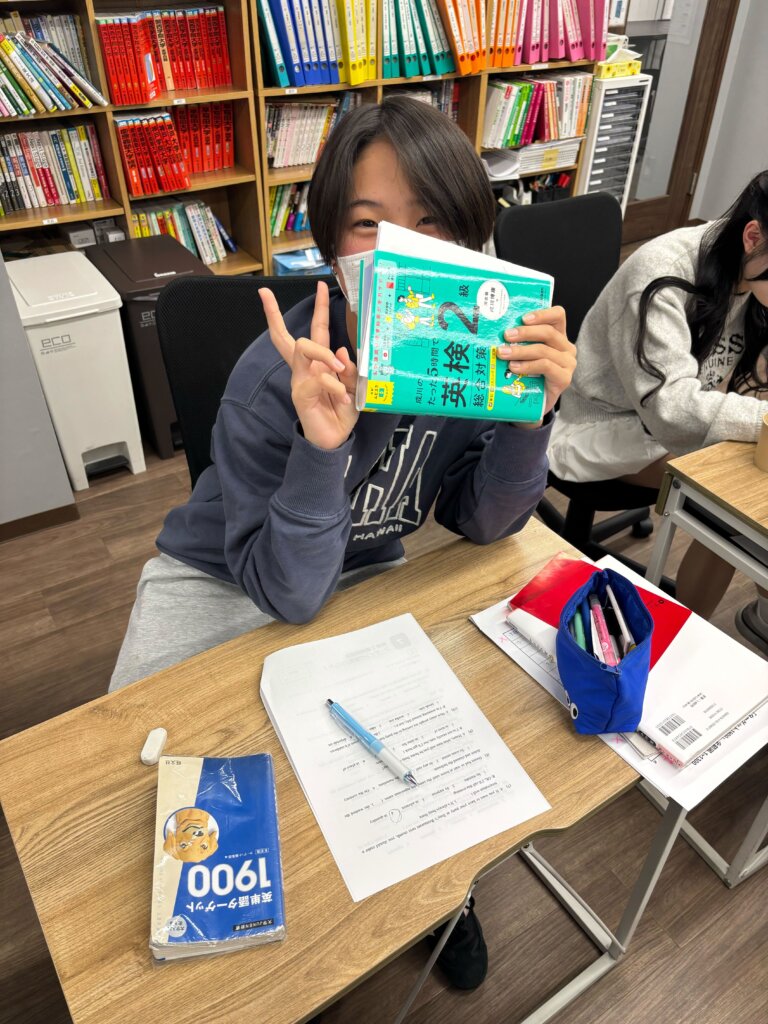 リーズニングゼミで英検の対策をしています！