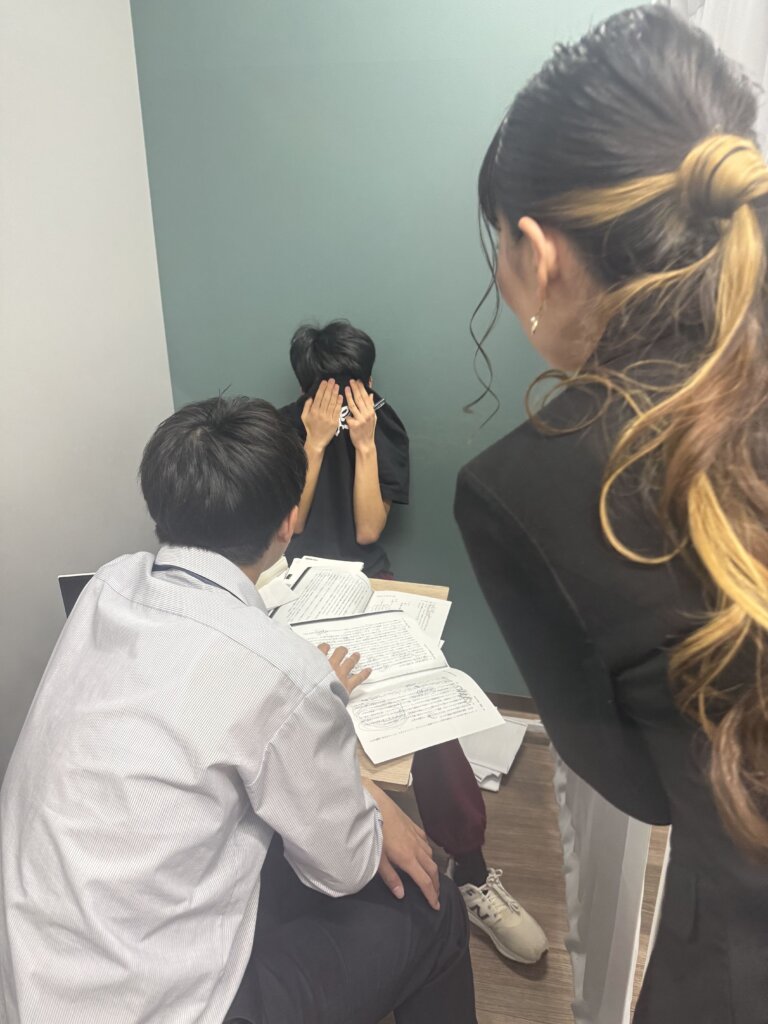 過去問分析を確認してもらってます！！