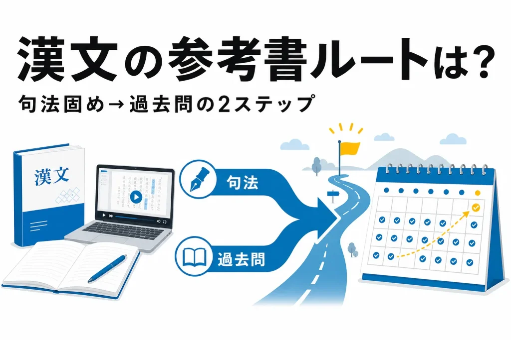 漢文の参考書ルートはどう組む？句法暗記から1か月で仕上げる設計