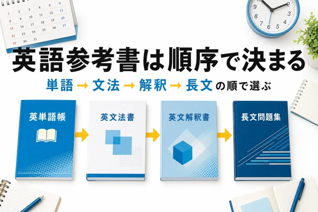 英語参考書はどう選ぶ？今の自らのレベルと時期で失敗しない基準