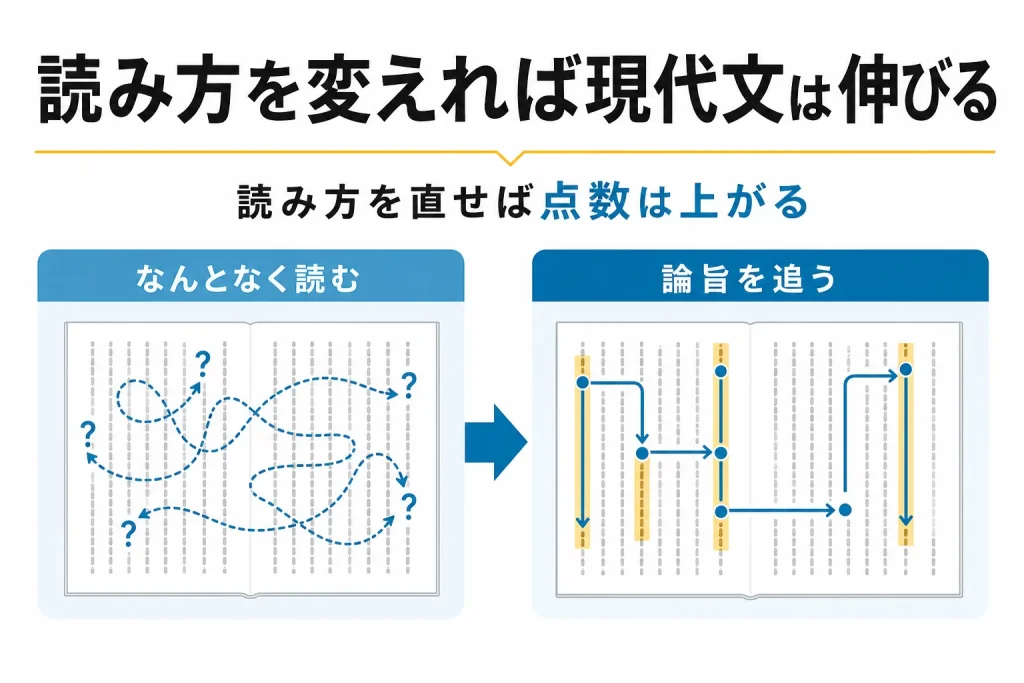 現代文を勉強してもできない？高校生が見落としている読み方の問題