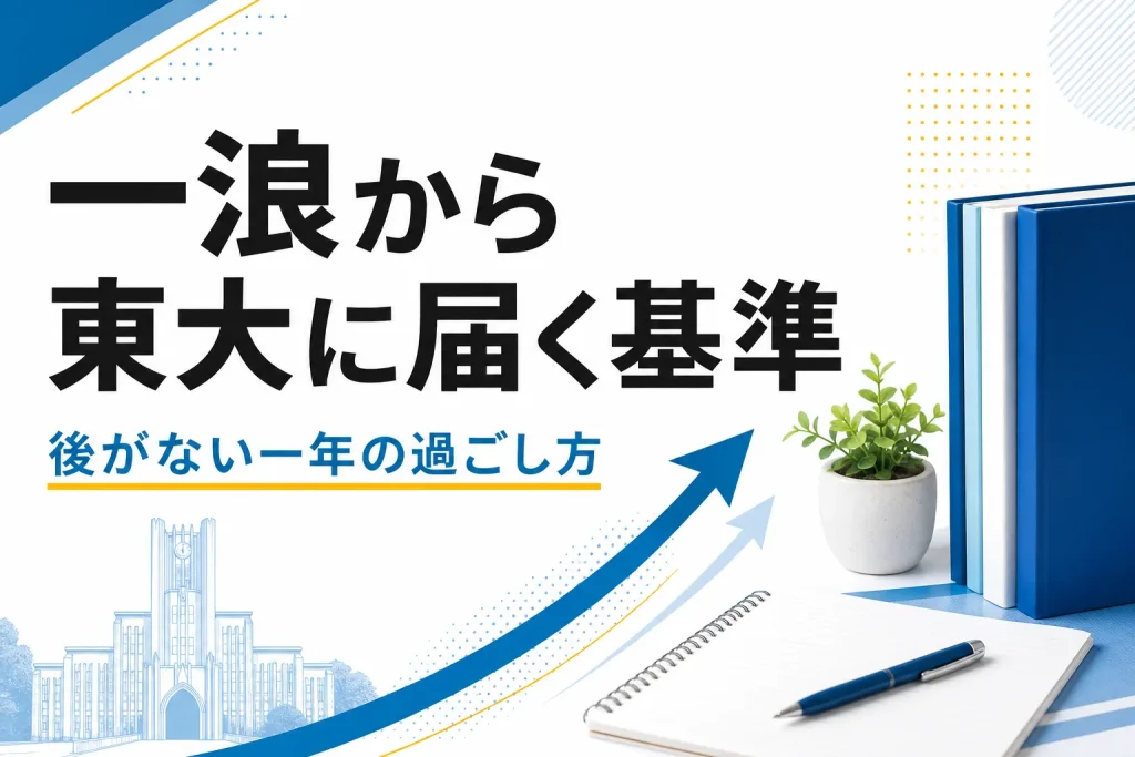 一浪東大を目指す人が知りたいこと｜受験方法や勉強で大切なポイントを解説