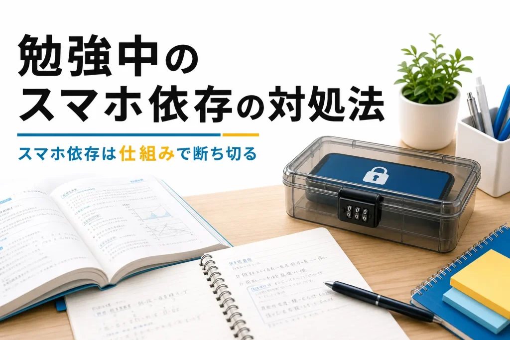 勉強中のスマホ依存を断ち切るには？意志力ではなく仕組み化が鍵