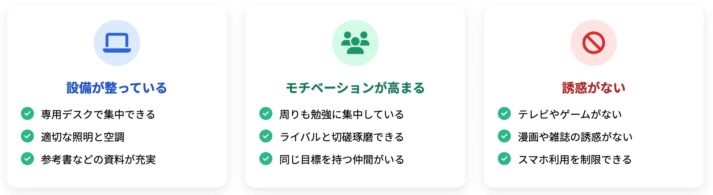 高校生が勉強する場所に自習室がおすすめな理由